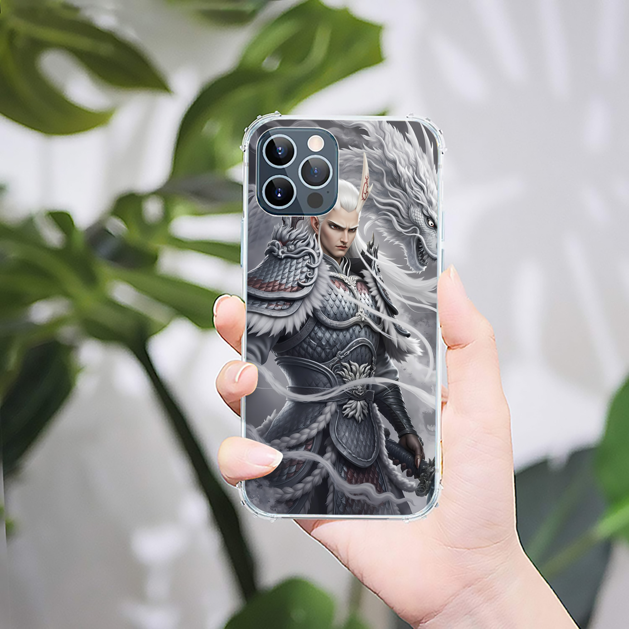 （画像用） Ne Zha 2 ナタ 魔童の大暴れ 【iPhone 12シリーズ対応】透明スマホケース（クリアソフトケース）